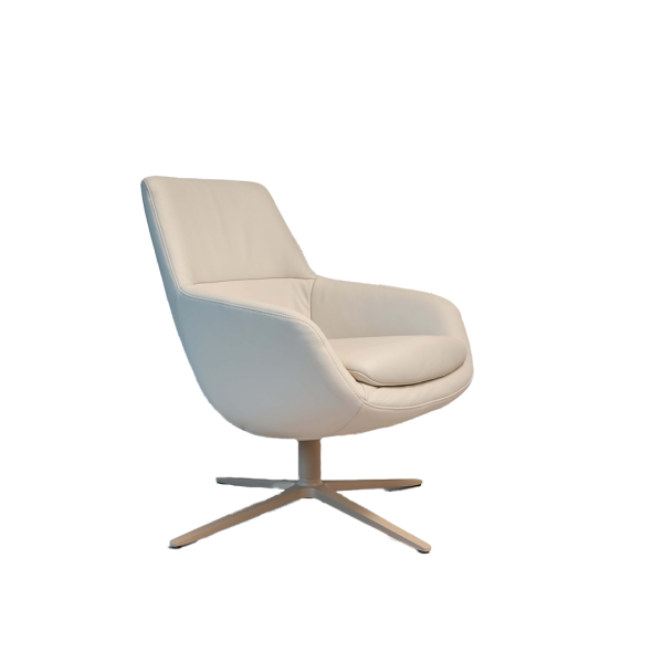 Atlas 360 fauteuil met draaivoet en vaste zithouding in een moderne interieursetting